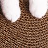 18-Inch Extra Large Cat Scratching Board - Replaceable Paper Core, Round Nest Design for Cozy Cat Naps