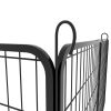 12 Panels Heavy Duty Metal Playpen with door,39.37"H Dog Fence Pet Exercise Pen for Outdoor